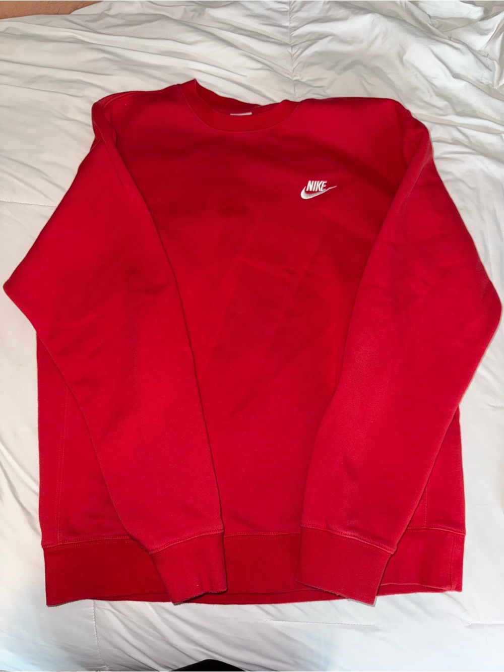 Nike Men’s Bright Red Crewneck Sweatshirt